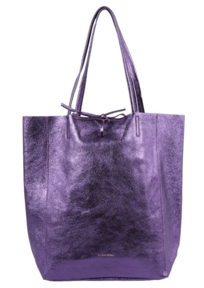 Tote bag clearance metallic