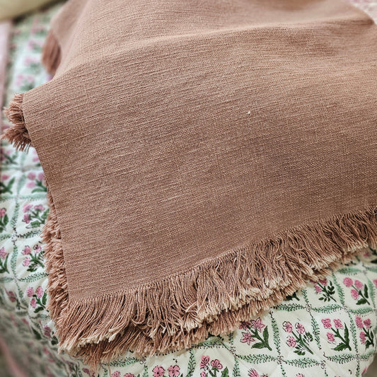 Champetre Linen Throw