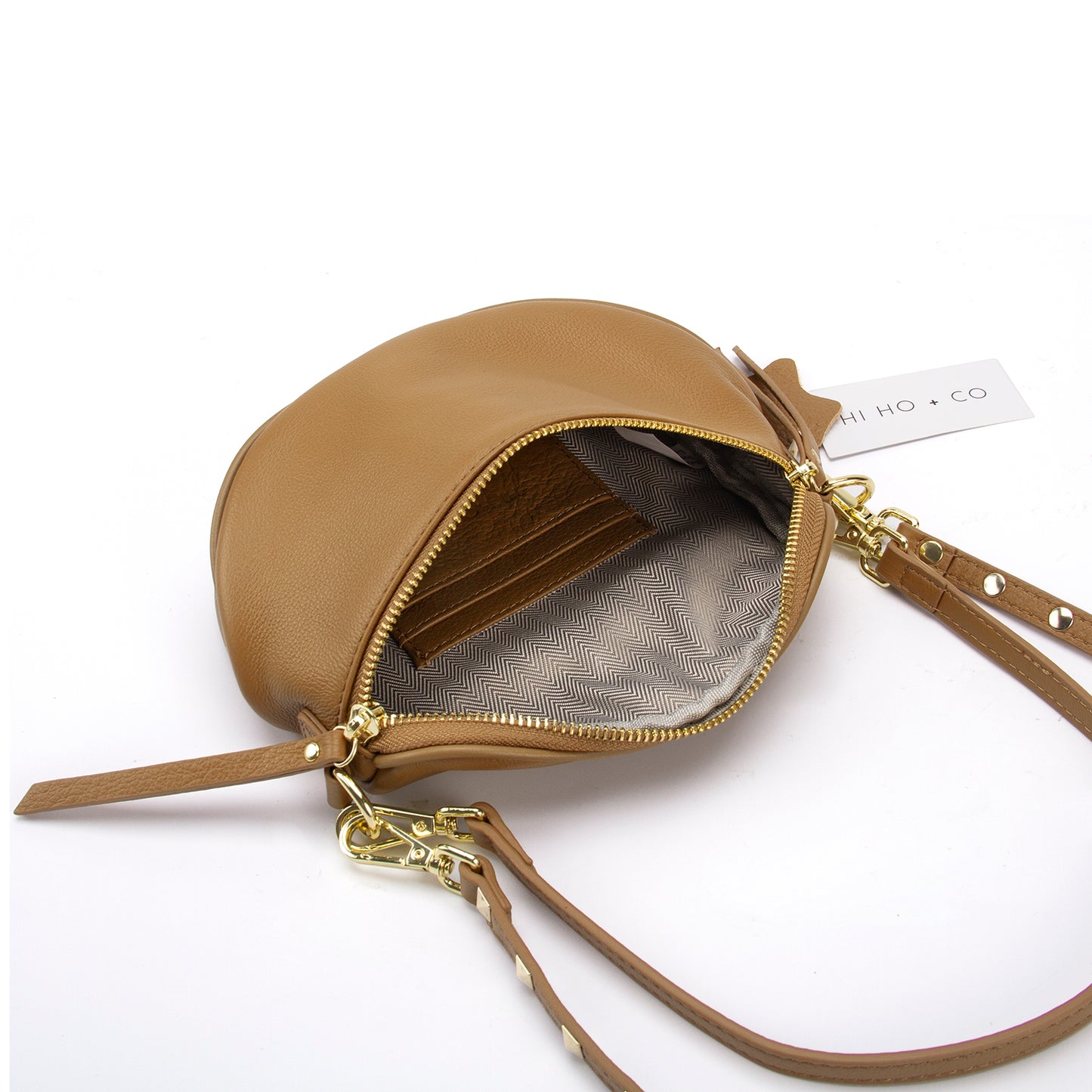 Mini Obsessed Leather Bag - Camel