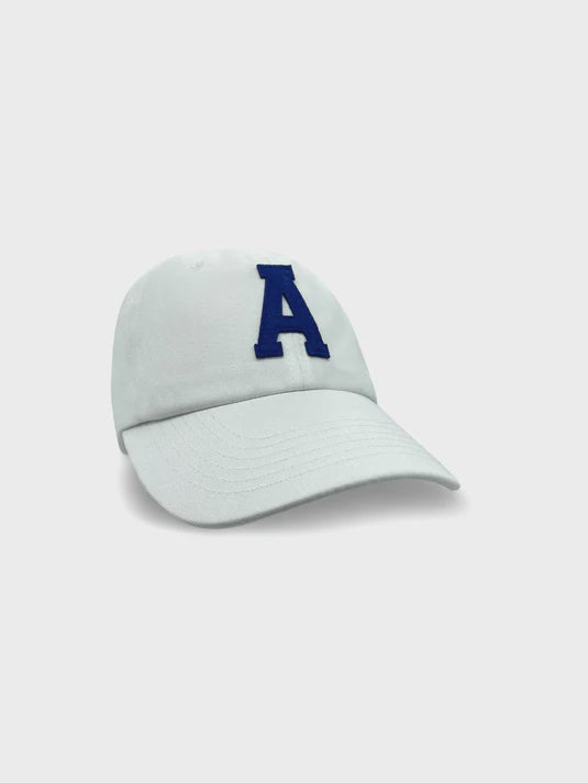 College Letter Cap - White