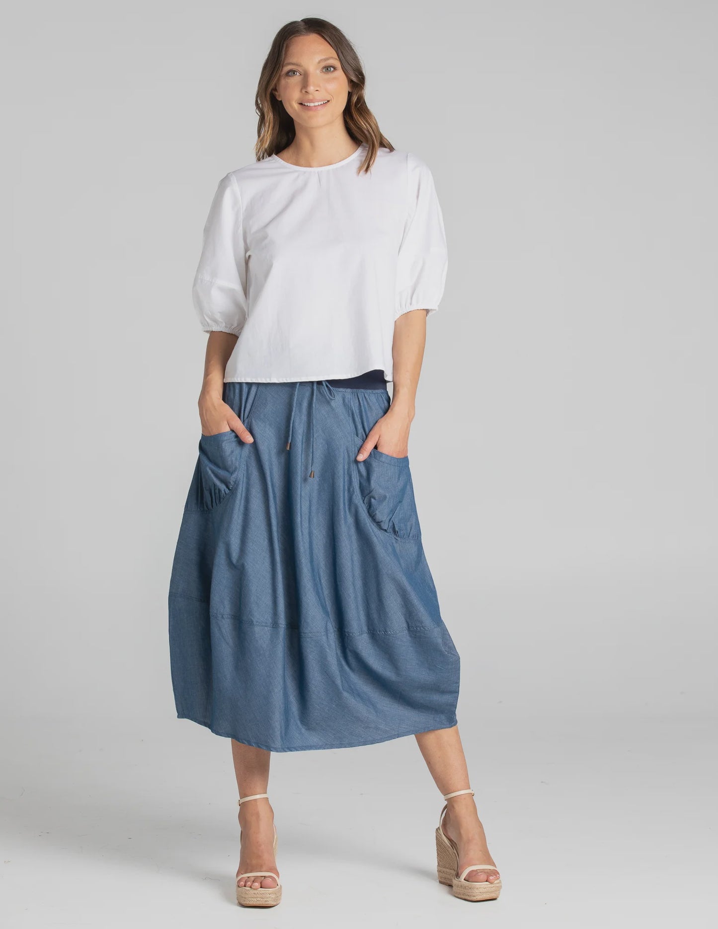 Guru Skirt - Chambray