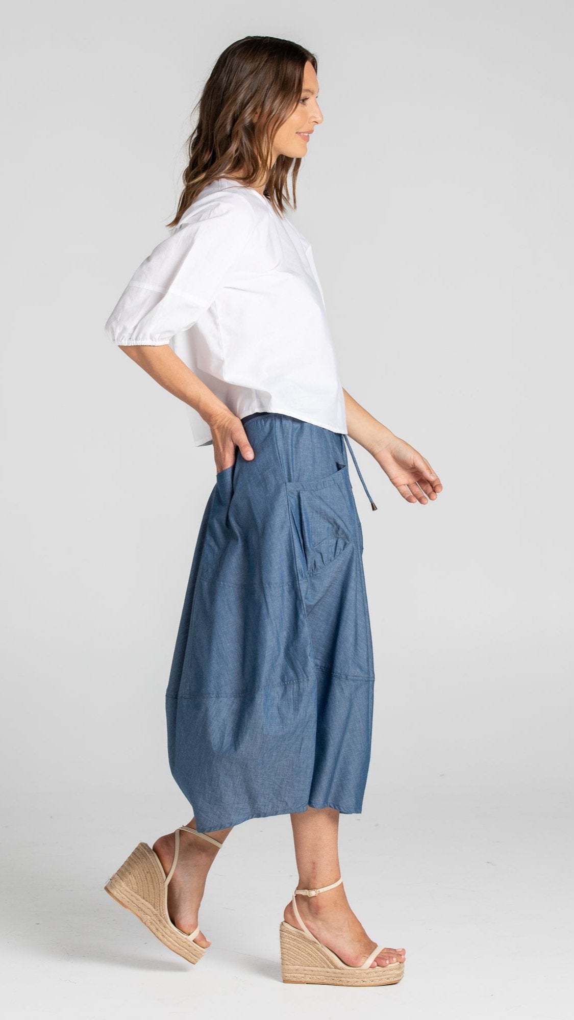 Guru Skirt - Chambray