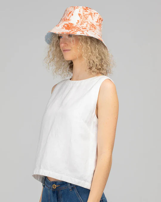 Rose Linen Top