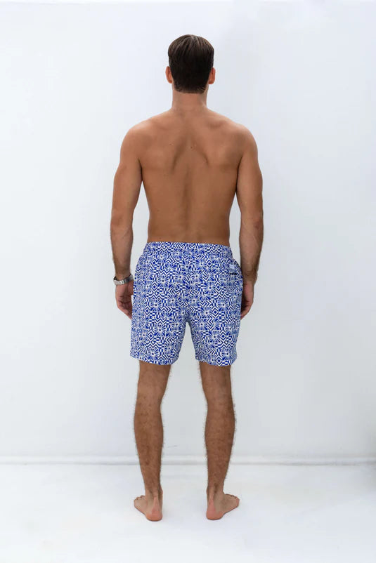 Men's Swim Short - Mediterranean Sun