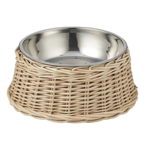 Jessa Willow & Stainless Steel Pet Bowl