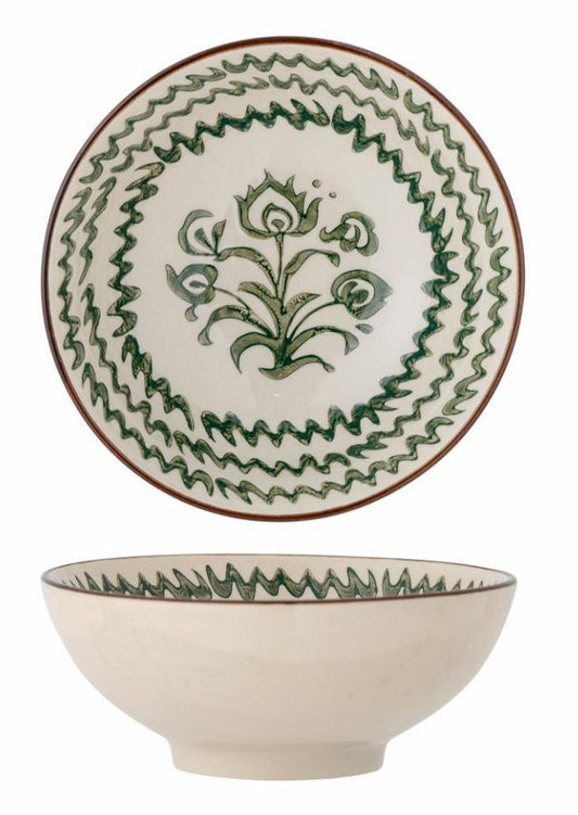 Heikki Bowl - Small Green Stoneware