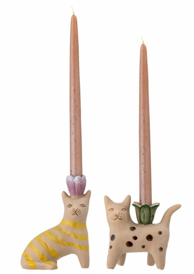 Mamie Cat Candlesticks