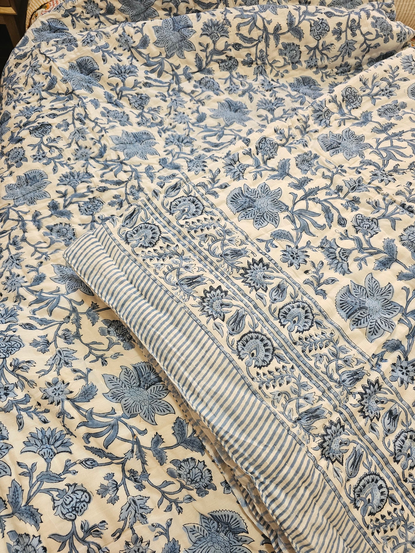 Blockprinted Quilt - King