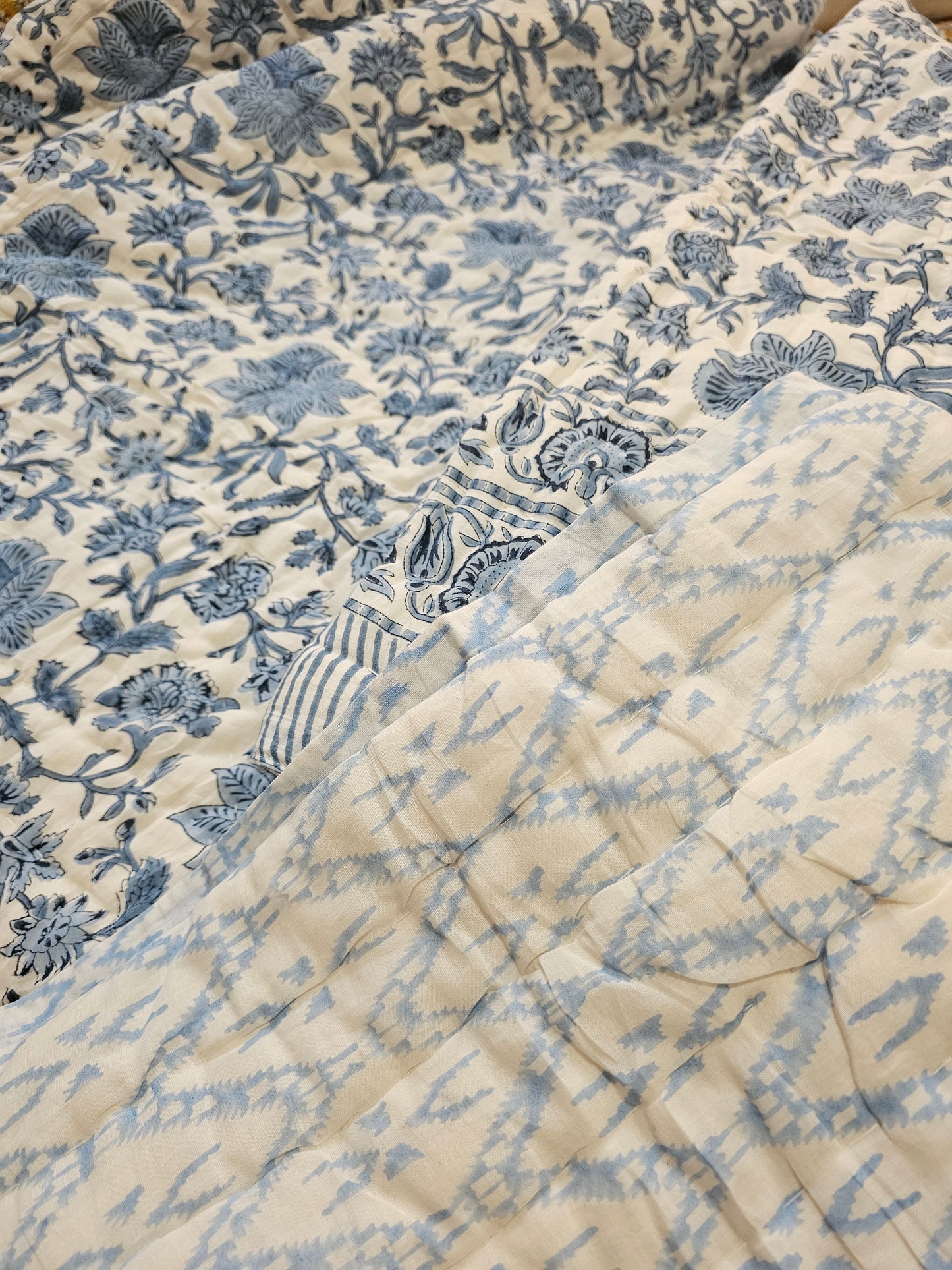 Blockprinted Quilt - King