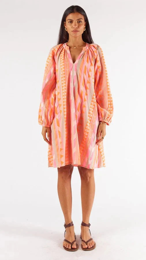 Hermosa Tunic Dress - Pink