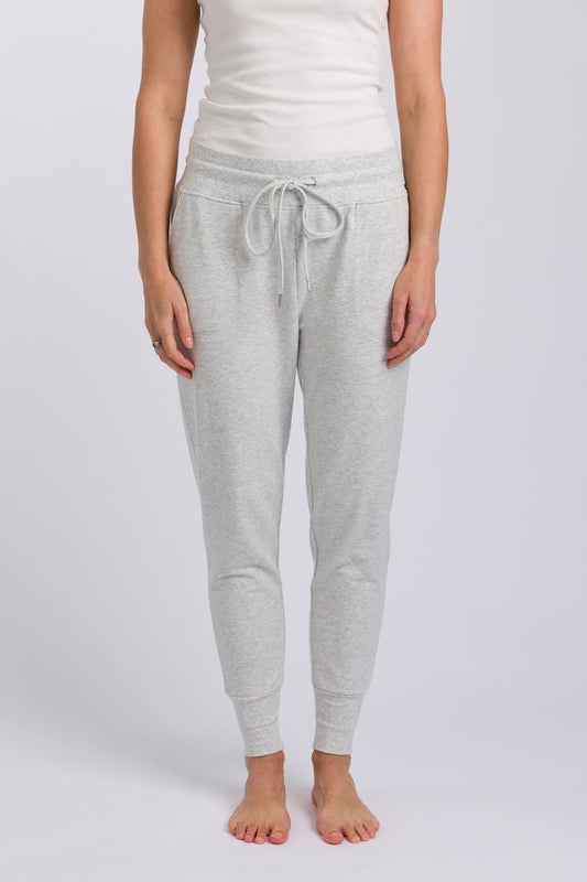 Heavenly Fleece Jogger - Silver Marle