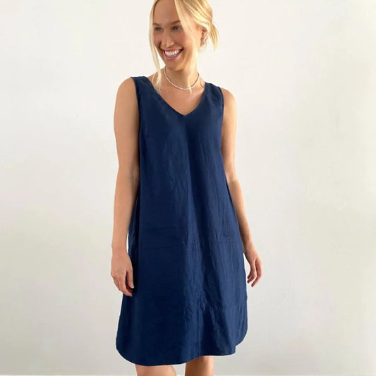 Linen Shift Dress